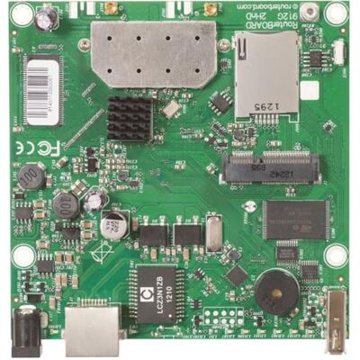 MikroTik , RouterBOARD 912UAG with 600Mhz Atheros CPU, 64MB RAM, 1xGigabit LAN, USB, miniPCIe MikroTik , RouterBOARD 912UAG with 600Mhz Atheros CPU, 64MB RAM, 1xGigabit LAN, USB, miniPCIe