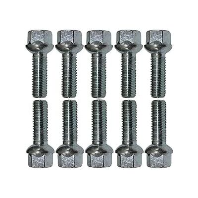 TRACER 10 tornillos de rueda plateados R14 M14 x 1,5 60 mm TRACER 10 tornillos de rueda plateados R14 M14 x 1,5 60 mm