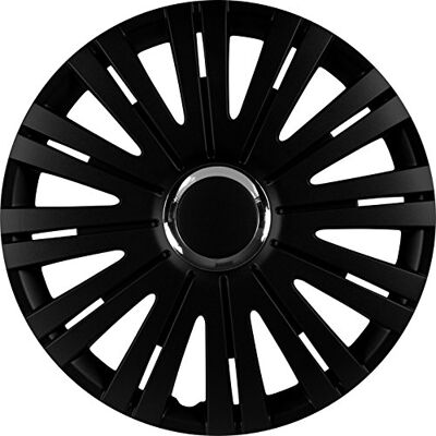IWH Tapacubos Monaco, Negro/Cromo Pulgadas, 16, Set of 4 IWH Tapacubos Monaco, Negro/Cromo Pulgadas, 16, Set of 4