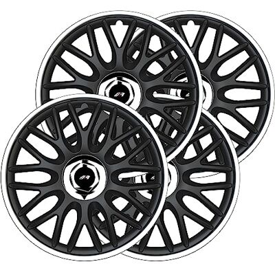 Simoni Racing ORD/13S Juego de 4 tapacubos universales Orden S de 13 Pulgadas, Color Negro Simoni Racing ORD/13S Juego de 4 tapacubos universales Orden S de 13 Pulgadas, Color Negro