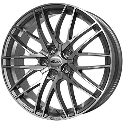 Brock 8 x 18 et 45 Círculo del perno 5 x 112 Hub centrado 66,6 580070804, himalaya-grey front-polished Brock 8 x 18 et 45 Círculo del perno 5 x 112 Hub centrado 66,6 580070804, himalaya-grey front-polished