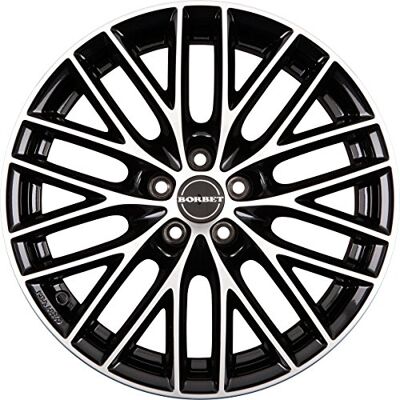 Borbet 8 x 18 et 30 Círculo del perno 5 x 120 Hub centrado 72,5 80830120572.5bp, Negro Pulido Borbet 8 x 18 et 30 Círculo del perno 5 x 120 Hub centrado 72,5 80830120572.5bp, Negro Pulido