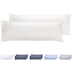 TODOCAMA Juego de Fundas de Almohada de Microfibra - Hipoalergénicas - 90x40cm - Beige TODOCAMA Juego de Fundas de Almohada de Microfibra - Hipoalergénicas - 90x40cm - Beige