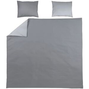 Meyco - Baby-Bettwäsche Uni - Gris - 240x200/220 - Bedding Meyco - Baby-Bettwäsche Uni - Gris - 240x200/220 - Bedding