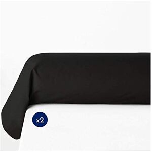 Home Linge Passion Pack de 2 Fundas de Almohada - Negro, 85x185cm, 57 Hilos, Algodón Home Linge Passion Pack de 2 Fundas de Almohada - Negro, 85x185cm, 57 Hilos, Algodón