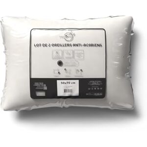 Conjunto de 2 Almohadas Antiácaros 50x70cm Conjunto de 2 Almohadas Antiácaros 50x70cm