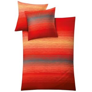 Kleine Wolke Juego de Fundas para edredón, 135 cm x 200 cm, Color Rojo Kleine Wolke Juego de Fundas para edredón, 135 cm x 200 cm, Color Rojo