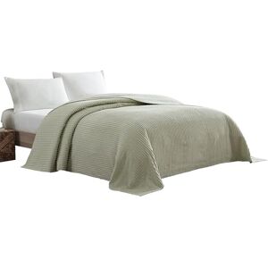 Beatrice Home Fashions Colcha de chenilla con canal - King - Salvia - Cubrecama Beatrice Home Fashions Colcha de chenilla con canal - King - Salvia - Cubrecama