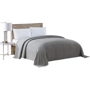 Colcha de chenilla Beatrice Home Fashions - Tamaño completo - Gris - Algodón Colcha de chenilla Beatrice Home Fashions - Tamaño completo - Gris - Algodón