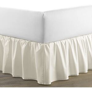 Laura Ashley Falda de Cama de Lujo Hotel, fácil Ajuste, Antiarrugas y Resistente a la decoloración, diseño Elegante para decoración del hogar, algodón, Marfil, tamaño Individual Laura Ashley Falda de Cama de Lujo Hotel, fácil Ajuste, Antiarrugas y Resistente a la decoloración, diseño Elegante para decoración del hogar, algodón, Marfil, tamaño Individual