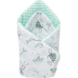 Medi Partners Saco de Dormir recién Nacido Minky 100% Algodón 75x75cm Todo el año Croissant para niños Multifuncional Antialérgico (Océano de Menta Minky) Medi Partners Saco de Dormir recién Nacido Minky 100% Algodón 75x75cm Todo el año Croissant para niños Multifuncional Antialérgico (Océano de Menta Minky)