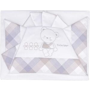 ANDY & HELEN Andy&Helen Juego Completo de sábanas para Cuna/capazo Bordado + Bajera con Esquinas elásticas + Funda de Almohada ANDY & HELEN Andy&Helen Juego Completo de sábanas para Cuna/capazo Bordado + Bajera con Esquinas elásticas + Funda de Almohada