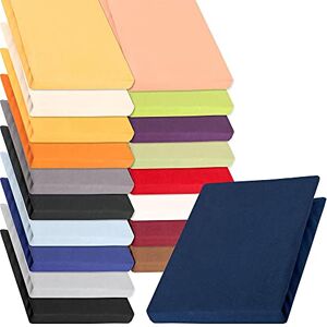 aqua-textil Pur Sábanas Ajustables Cama Boxspring Cama de Agua algodón Elastano 120x200-130x220 cm Azul Oscuro aqua-textil Pur Sábanas Ajustables Cama Boxspring Cama de Agua algodón Elastano 120x200-130x220 cm Azul Oscuro