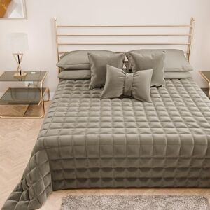 PETTI Artigiani Italiani - Edredón Doble de Terciopelo - Microfibra y Velour - 260x270cm - Hecho en Italia PETTI Artigiani Italiani - Edredón Doble de Terciopelo - Microfibra y Velour - 260x270cm - Hecho en Italia