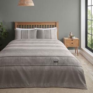 Catherine Lansfield Denim Easy Care Conjunto de 135 x 200 cm + 1 x 50 x 75 cm, Gris Catherine Lansfield Denim Easy Care Conjunto de 135 x 200 cm + 1 x 50 x 75 cm, Gris