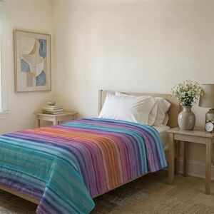 MB HOME BASIC Colcha de verano rainbow - Ropa de cama MB HOME BASIC Colcha de verano rainbow - Ropa de cama