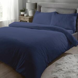 Rapport - Teddy Fleece - Navy - King - Juego de cubrecama Rapport - Teddy Fleece - Navy - King - Juego de cubrecama