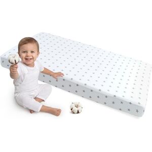 Medi Partners Sabana Bajera Cuna 60x120-100% Algodon Sabanas de Algodón Bebe Ropa de Cama para Bebés Dormir Cuna Fitted Bed Sheet Protector (Estrellas Grises sobre Blanco) Medi Partners Sabana Bajera Cuna 60x120-100% Algodon Sabanas de Algodón Bebe Ropa de Cama para Bebés Dormir Cuna Fitted Bed Sheet Protector (Estrellas Grises sobre Blanco)