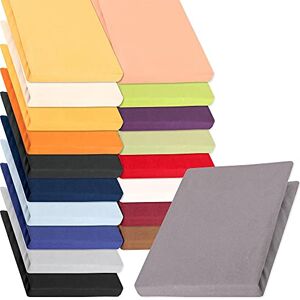 Sábana ajustable de jersey de algodón mako - Cama de agua/continental - 14-35cm Sábana ajustable de jersey de algodón mako - Cama de agua/continental - 14-35cm