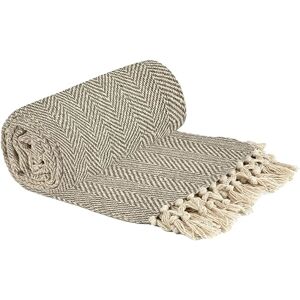 Emma Barclay - Herringbone Throw - Beige - Throw Emma Barclay - Herringbone Throw - Beige - Throw