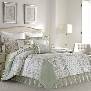 Laura Ashley Home Edredón de Lujo Ultra Suave, Juego de Ropa de Cama Premium para Todas Las Estaciones, Elegante diseño Delicado para decoración del hogar, algodón, Salvia, Reina Laura Ashley Home Edredón de Lujo Ultra Suave, Juego de Ropa de Cama Premium para Todas Las Estaciones, Elegante diseño Delicado para decoración del hogar, algodón, Salvia, Reina