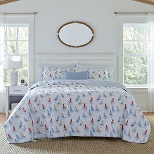 Laura Ashley Colección Ahoy Colcha de Lujo ultrasuave de Primera Calidad, cómodo Juego de Cama de 2 Piezas, Colcha Elegante para Todas Las Estaciones, Individual, Brillante Laura Ashley Colección Ahoy Colcha de Lujo ultrasuave de Primera Calidad, cómodo Juego de Cama de 2 Piezas, Colcha Elegante para Todas Las Estaciones, Individual, Brillante