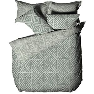 Furn Tanza Conjunto de Edredón Geométrico Super King - Unisex Furn Tanza Conjunto de Edredón Geométrico Super King - Unisex