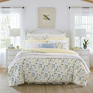 Laura Ashley Home Juego de Funda de edredón King, Ropa de Cama Reversible de satén de algodón con Fundas a Juego, decoración del hogar para Todas Las Estaciones (Azul Prado, tamaño King) Laura Ashley Home Juego de Funda de edredón King, Ropa de Cama Reversible de satén de algodón con Fundas a Juego, decoración del hogar para Todas Las Estaciones (Azul Prado, tamaño King)