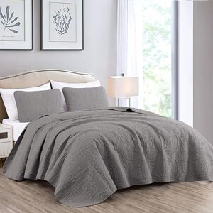 Conjunto de Cubrecama de 3 Piezas Chezmoi Collection Austin - Cubrecama Conjunto de Cubrecama de 3 Piezas Chezmoi Collection Austin - Cubrecama
