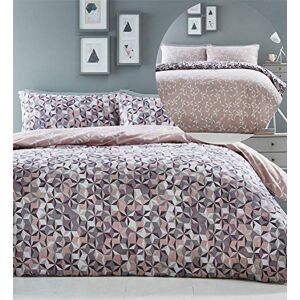 Portfolio Home Oracle Juego de Funda de edredón y Funda de Almohada de polialgodón, Color Rosa, de la Marca Goemetric Portfolio Home Oracle Juego de Funda de edredón y Funda de Almohada de polialgodón, Color Rosa, de la Marca Goemetric