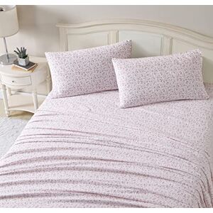 Laura Ashley Home Sábanas Individuales, Juego de Cama de Franela de algodón, Cepillado para Mayor suavidad y Comodidad (Paisley Prance, Twin) Laura Ashley Home Sábanas Individuales, Juego de Cama de Franela de algodón, Cepillado para Mayor suavidad y Comodidad (Paisley Prance, Twin)