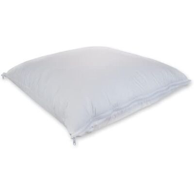 Genius eazzzy Almohada de 80 x 80 cm con 3 Niveles de Altura y dureza Ajustables, cojín Transpirable, cojín Decorativo con Cremallera para Relleno, Lavable Genius eazzzy Almohada de 80 x 80 cm con 3 Niveles de Altura y dureza Ajustables, cojín Transpirable, cojín Decorativo con Cremallera para Relleno, Lavable