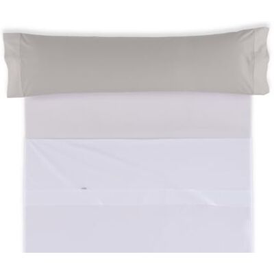 ESTELIA Funda de Almohada Color Plomo 45x110 cm 50% algodón / 50% poliéster 144 Hilos Suave, Resistente y Duradera ESTELIA Funda de Almohada Color Plomo 45x110 cm 50% algodón / 50% poliéster 144 Hilos Suave, Resistente y Duradera