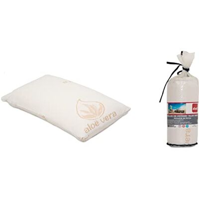 Abeil Almohada de viaje con memoria de forma Poliéster 45 x 25 cm (aceites esenciales de Aloe Vera) Abeil Almohada de viaje con memoria de forma Poliéster 45 x 25 cm (aceites esenciales de Aloe Vera)