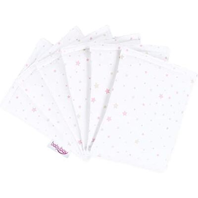 babybay 100870 Babynest Ultrafresh Piqué Suitable for Model Original, White Starsmix Sand/Berry, 280 g, Unisex babybay 100870 Babynest Ultrafresh Piqué Suitable for Model Original, White Starsmix Sand/Berry, 280 g, Unisex