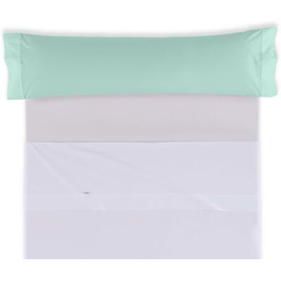 ESTELIA Funda de Almohada Color Aqua 45x110 cm 50% algodón / 50% poliéster 144 Hilos Suave, Resistente y Duradera ESTELIA Funda de Almohada Color Aqua 45x110 cm 50% algodón / 50% poliéster 144 Hilos Suave, Resistente y Duradera