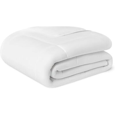 Amazon Basics Relleno Nórdico 300 gsm Edredón Hipoalergénico con Fibra Alternativa al Plumón para Cama 80, 135 x 200 cm, Blanco Amazon Basics Relleno Nórdico 300 gsm Edredón Hipoalergénico con Fibra Alternativa al Plumón para Cama 80, 135 x 200 cm, Blanco
