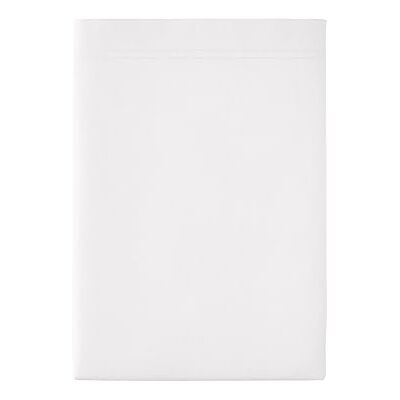ESSIX Sábana Plana de percal de algodón, Primero, Blanco, 180 x 290 cm, Color Rojo ESSIX Sábana Plana de percal de algodón, Primero, Blanco, 180 x 290 cm, Color Rojo