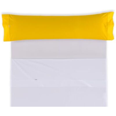 ESTELIA Funda de Almohada Color Mostaza 45x125 cm 50% algodón / 50% poliéster 144 Hilos Suave, Resistente y Duradera ESTELIA Funda de Almohada Color Mostaza 45x125 cm 50% algodón / 50% poliéster 144 Hilos Suave, Resistente y Duradera