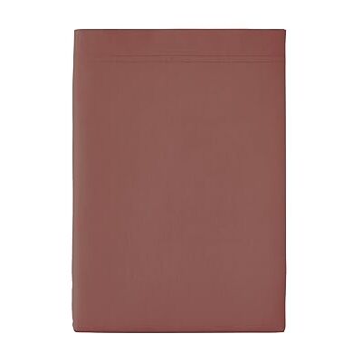 ESSIX Sábana Plana de percal de algodón, Primero, Madera de Rosa, 240 x 300 cm, Color Rojo ESSIX Sábana Plana de percal de algodón, Primero, Madera de Rosa, 240 x 300 cm, Color Rojo
