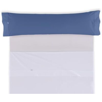 ESTELIA Funda de Almohada Color azulón 45x155 cm 50% algodón / 50% poliéster 144 Hilos Suave, Resistente y Duradera ESTELIA Funda de Almohada Color azulón 45x155 cm 50% algodón / 50% poliéster 144 Hilos Suave, Resistente y Duradera