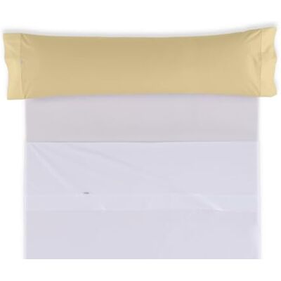 ESTELIA Funda de Almohada Color Arena 45x170 cm 50% algodón / 50% poliéster 144 Hilos Suave, Resistente y Duradera ESTELIA Funda de Almohada Color Arena 45x170 cm 50% algodón / 50% poliéster 144 Hilos Suave, Resistente y Duradera