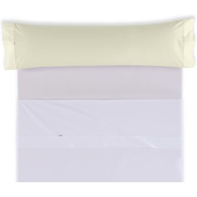 ESTELIA Funda de Almohada Color Crema 45x110 cm 50% algodón / 50% poliéster 144 Hilos Suave, Resistente y Duradera ESTELIA Funda de Almohada Color Crema 45x110 cm 50% algodón / 50% poliéster 144 Hilos Suave, Resistente y Duradera