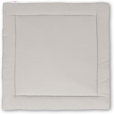 babybay Manta para Gatear (120 x 120 cm), Color Blanco y Gris babybay Manta para Gatear (120 x 120 cm), Color Blanco y Gris