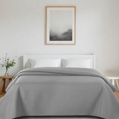 Mercury - Colcha Lisa, para Verano y Entretiempo 100% Poliéster. Cubre Cama Fina, Ligera y Suave. (Npt Grisáceo, Cama 150) Mercury - Colcha Lisa, para Verano y Entretiempo 100% Poliéster. Cubre Cama Fina, Ligera y Suave. (Npt Grisáceo, Cama 150)