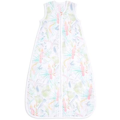aden + anais ™ Essentials Tropicalia Saco de dormir de muselina de algodón 1,0 TOG, manta portátil para bebés y niñas, saco de dormir para recién nacidos, 100% algodón, 6-18 meses aden + anais ™ Essentials Tropicalia Saco de dormir de muselina de algodón 1,0 TOG, manta portátil para bebés y niñas, saco de dormir para recién nacidos, 100% algodón, 6-18 meses