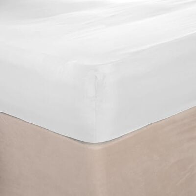 Sábana ajustable blanca roto de Brentfords - sábanas Sábana ajustable blanca roto de Brentfords - sábanas