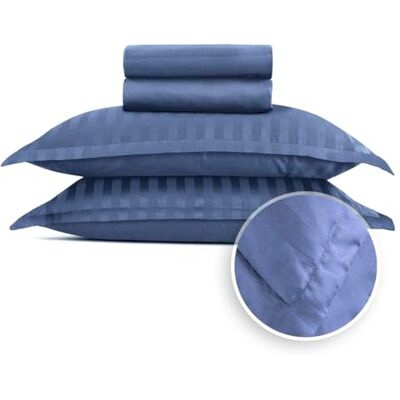 Pure Juego de cama de 5 piezas para 2 personas, 100% satén de algodón, 200 hilos, 120 g/m², Öko-Tex, sábana encimera de 240 x 300 cm, 2 sábanas bajeras de 90 x 200 x 30 cm, 2 fundas de almohada Pure Juego de cama de 5 piezas para 2 personas, 100% satén de algodón, 200 hilos, 120 g/m², Öko-Tex, sábana encimera de 240 x 300 cm, 2 sábanas bajeras de 90 x 200 x 30 cm, 2 fundas de almohada