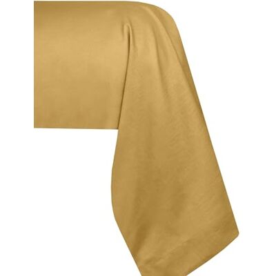 Stof – Funda de Almohada – Talla 45 x 185 cm – Calidad percal de algodón – 100% algodón con certificación Oeko-Tex – Color Mostaza – Modelo Elíseo – Ropa de Cama para casa Stof – Funda de Almohada – Talla 45 x 185 cm – Calidad percal de algodón – 100% algodón con certificación Oeko-Tex – Color Mostaza – Modelo Elíseo – Ropa de Cama para casa