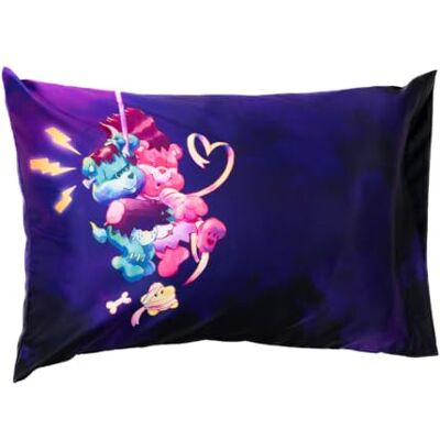 Franco Collectibles Funda de Almohada Reversible estándar de satén Sedoso de 20 x 30 Pulgadas para Cabello y Piel de Care Bears x Universal Monsters (Producto Oficial) Franco Collectibles Funda de Almohada Reversible estándar de satén Sedoso de 20 x 30 Pulgadas para Cabello y Piel de Care Bears x Universal Monsters (Producto Oficial)
